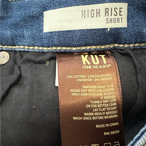NWT Kut from the Kloth High Rise Shorts 8 - Picture 4 of 4